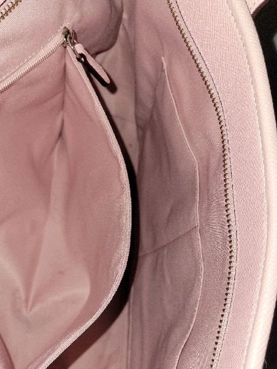 Coach Blush Pink Leather Tote with Double Straps - Picture 10 of 15